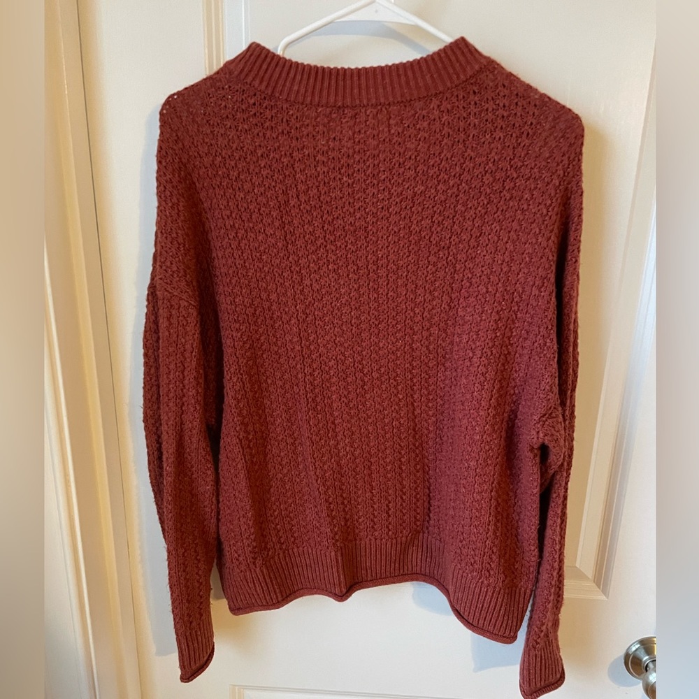 Universal Thread Burnt Red Knit Sweater - Picture 3 of 3